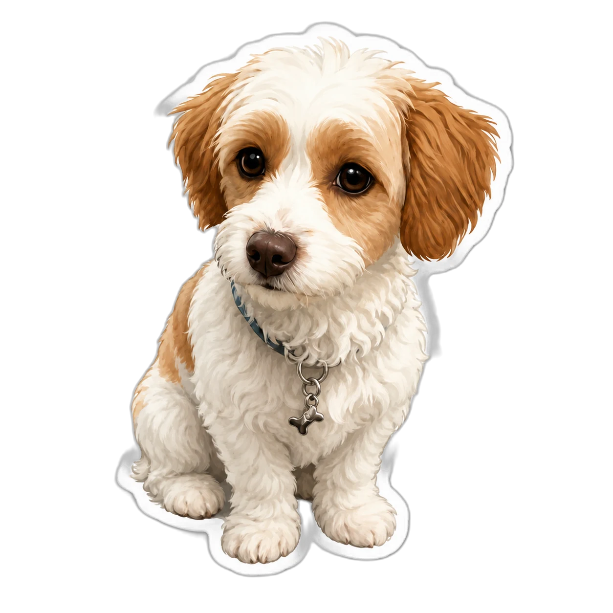 Lucky, a friendly illustrated dog mascot